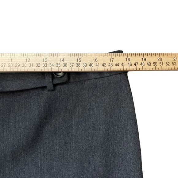 Talbots Trousers Women's Size 14 Straight Leg Pants Viscose Classic Career Gray - Picture 8 of 12